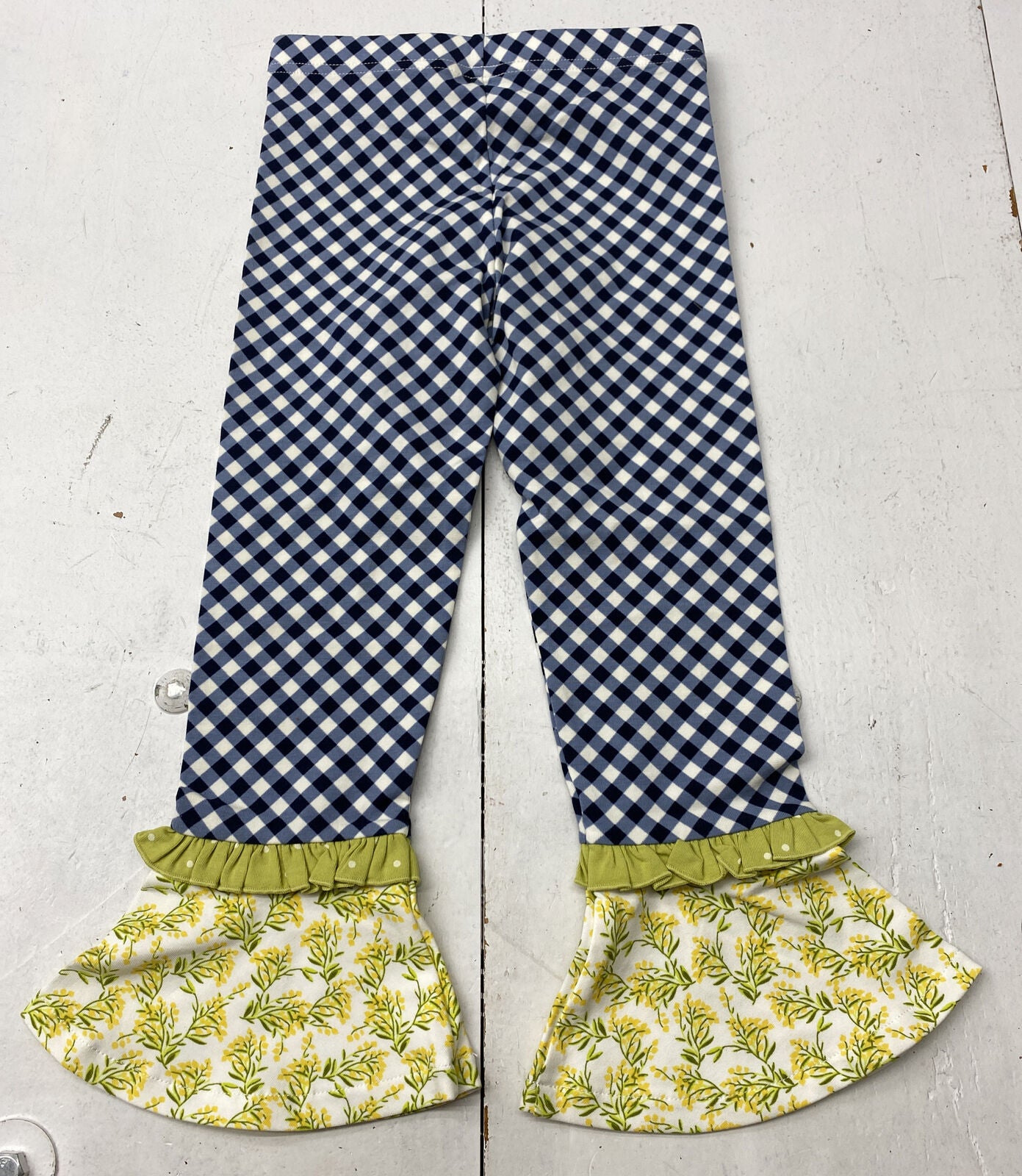 Matilda Jane Clothing Girl's Ruffle Pants Blue Size 4 New - beyond exchange