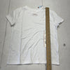 Cat &amp; Jack White Basic Short Sleeve T-Shirt Boys Size XS NEW