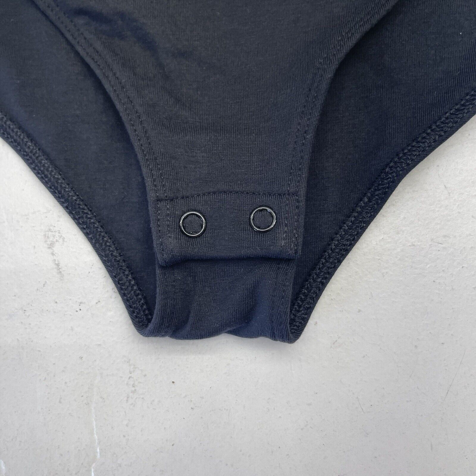 Old Navy Black Scoop Neck Short Sleeve Bodysuit Women's Size XS