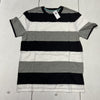 Old Navy White Striped Softest T-Shirt Boys Size Large NEW