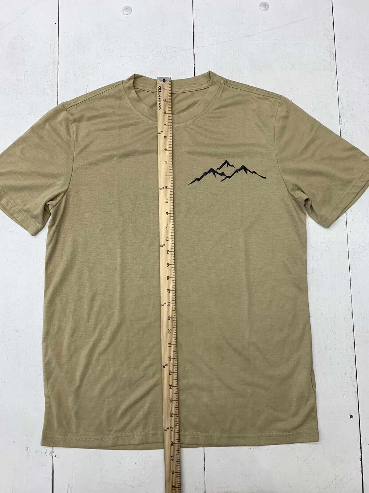 Yeti Mens Tan Short Sleeve Shirt Size Small - beyond exchange