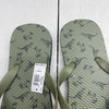 Old Navy Green Dinosaur Printed Flip Flops Youth Boys Size 3-4 New