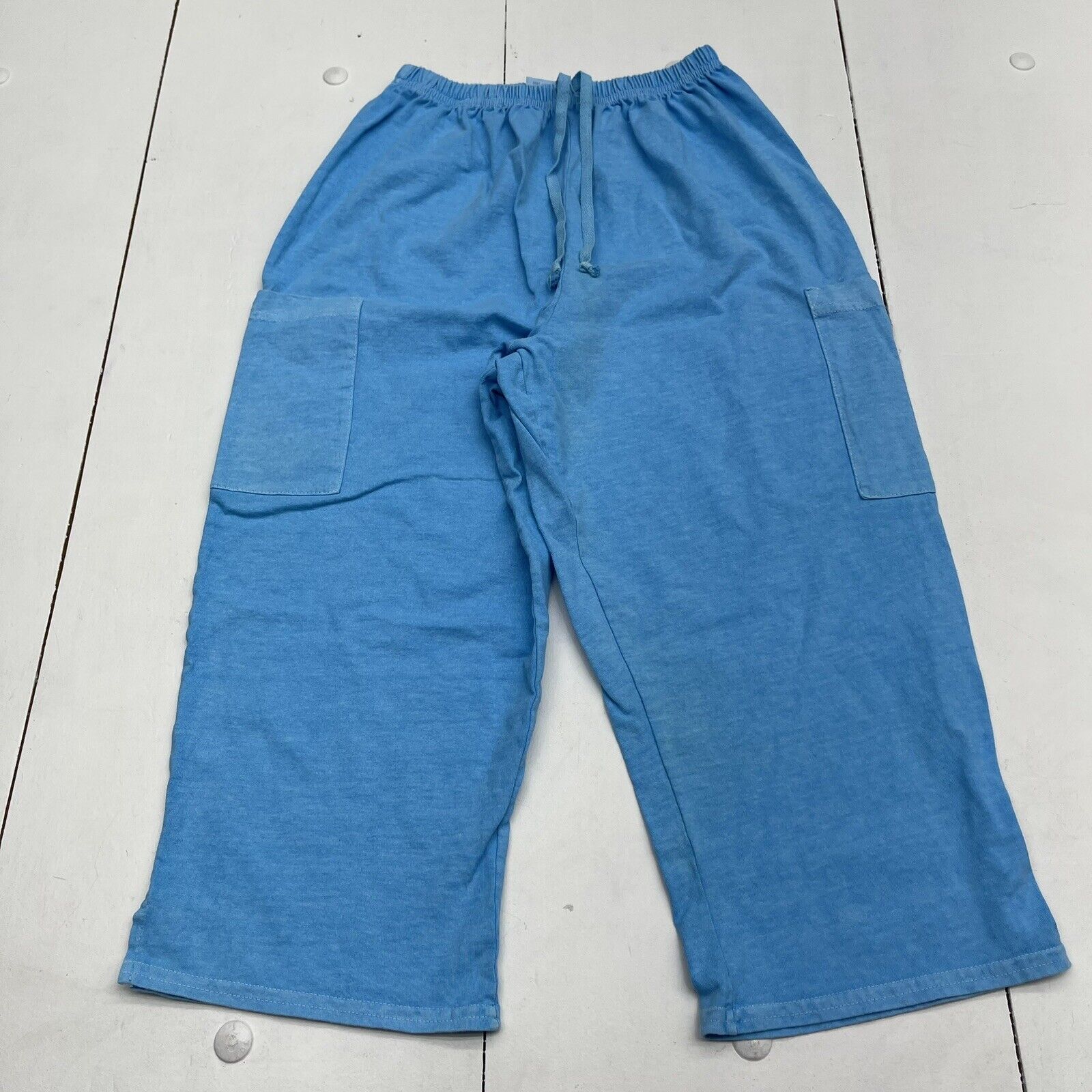 Capris for Women Casual Plus Size High Waist Stretch Solid Color Cotton  Linen Capri Sweatpants with Pockets - Walmart.com