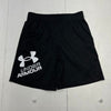 Under Armour Black Printed Athletic Shorts Boys Size 7