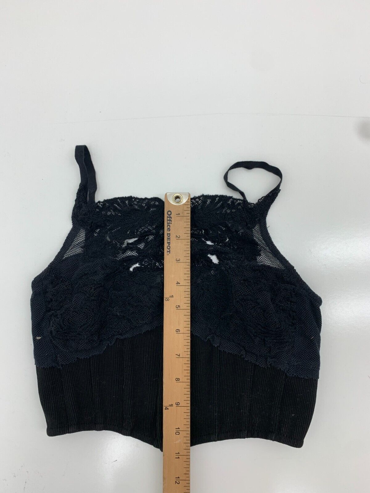 Free People Womens Black Lace Bralette Size XS - beyond exchange