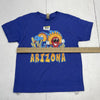 Next Level Blue Arizona Graphic Short Sleeve T Shirt Youth Kids XS NWOT