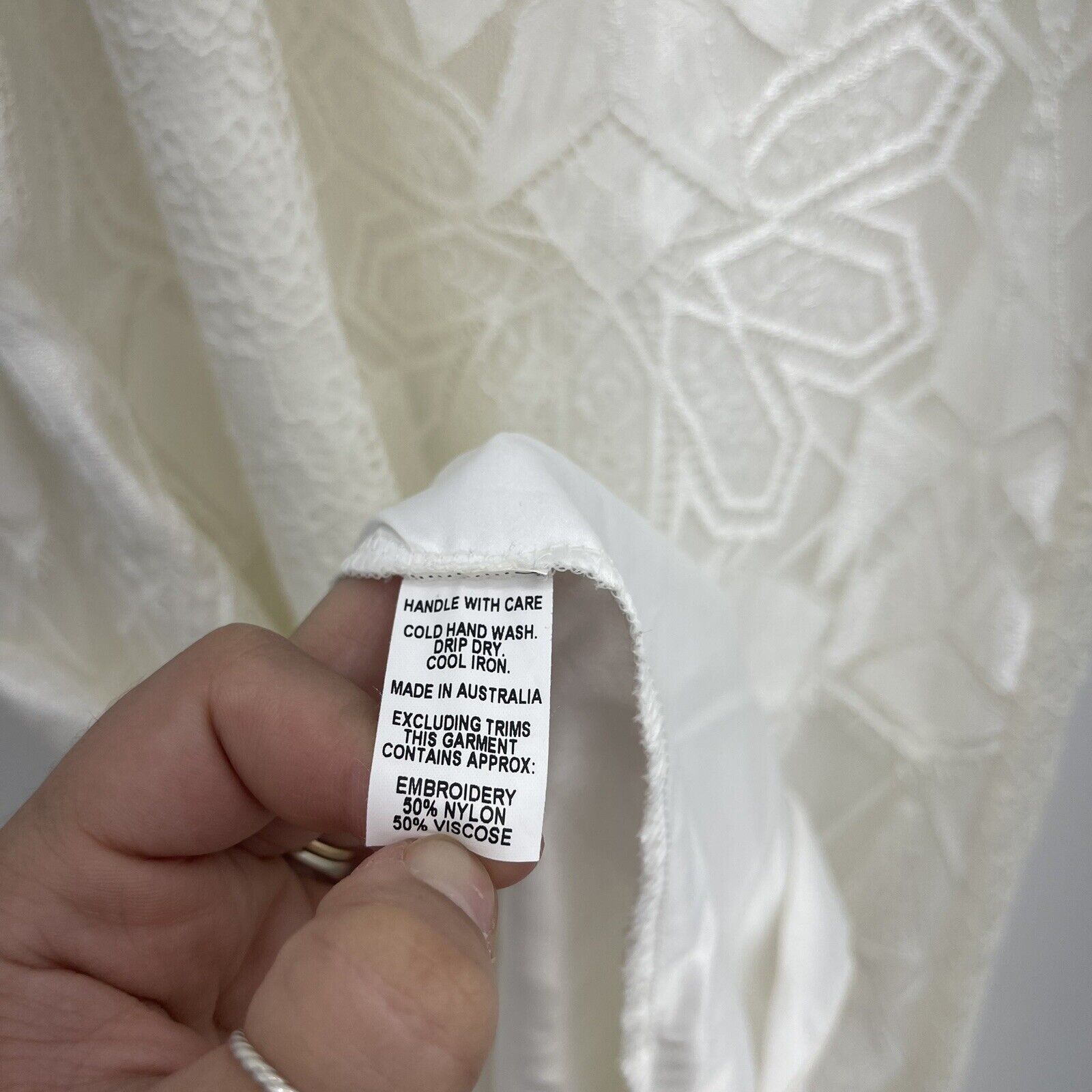 Grace Loves Lace Cedar Ivory Wedding Dress Women's Medium New Defect