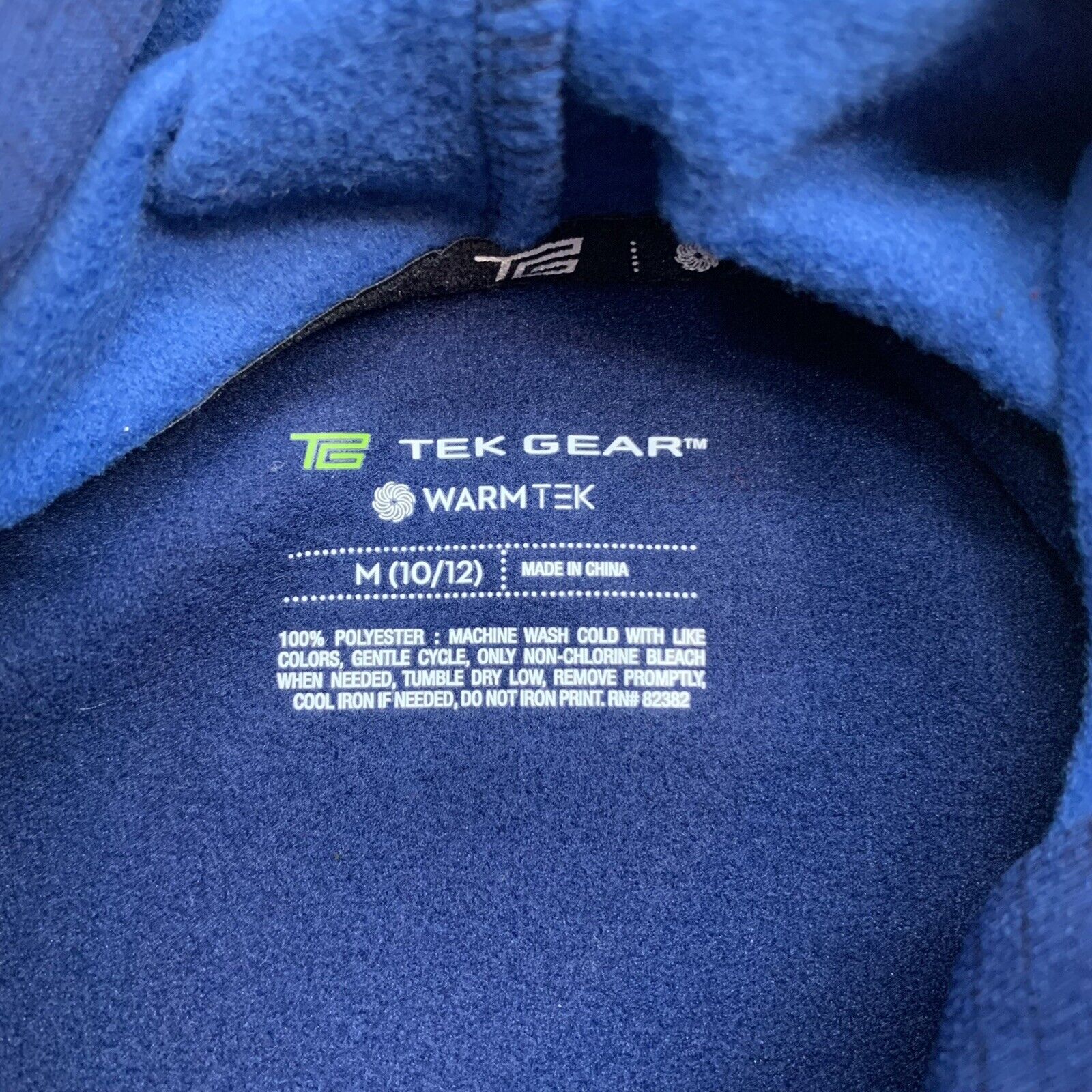 tek gear, Shirts & Tops, Tek Gear Boys Dark Blue Long Sleeve Ultra Soft  Fleece Fullzip Hoodie Jacket