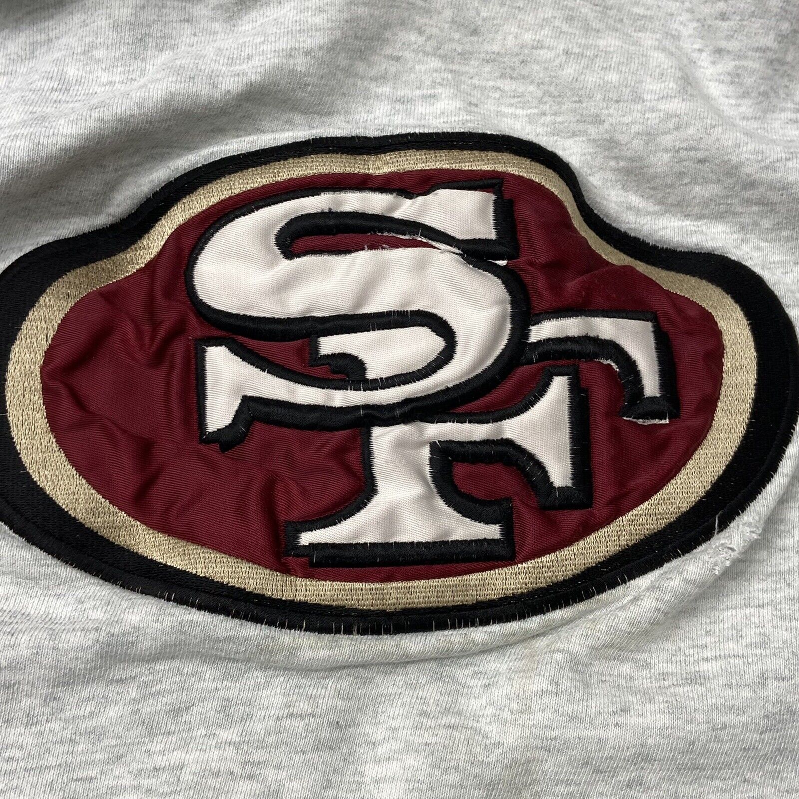 Vintage San Francisco 49ers Hoodie Sweater Embroidery Big Logo 