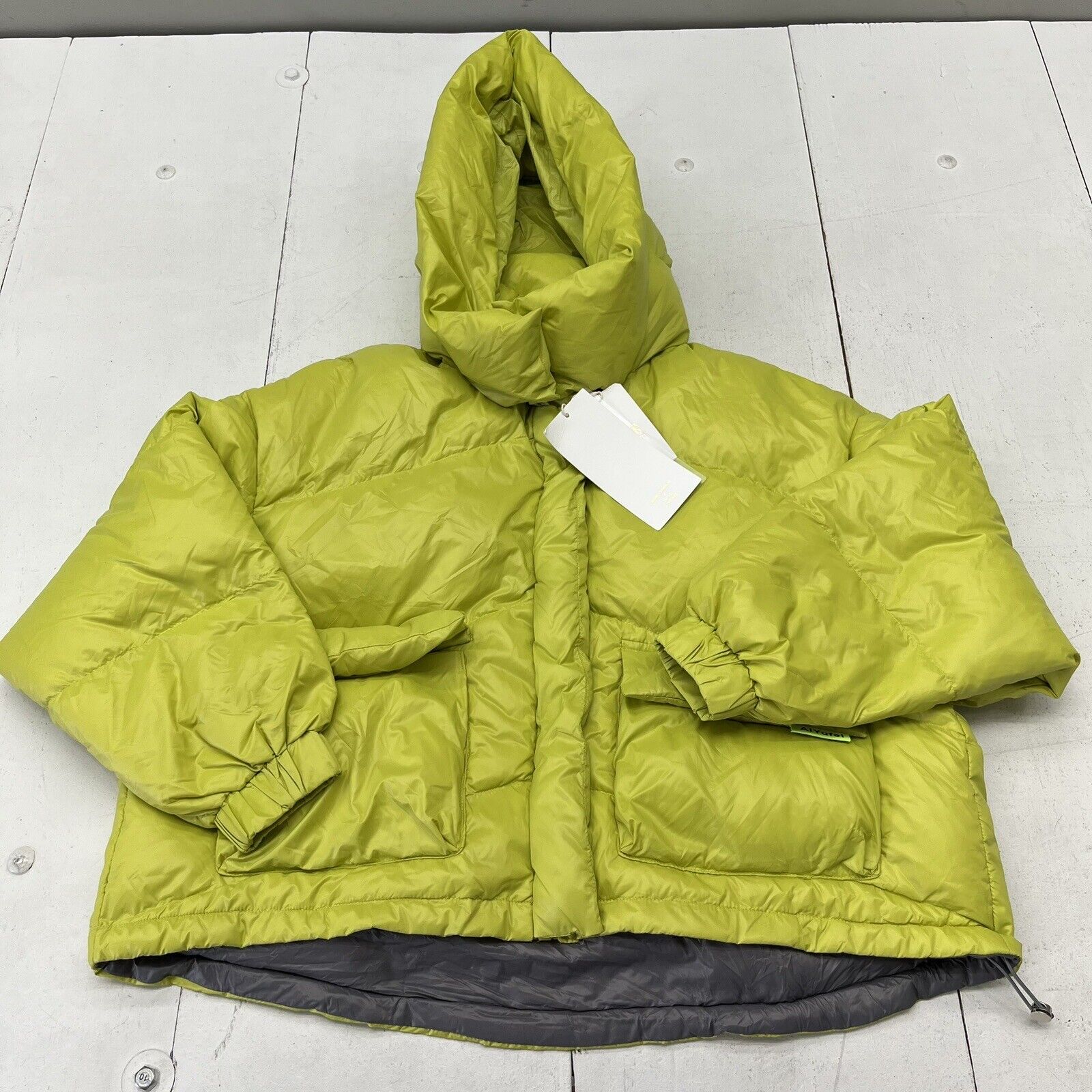 Green With Envy Puffer Jacket - Kelly Green - H&O