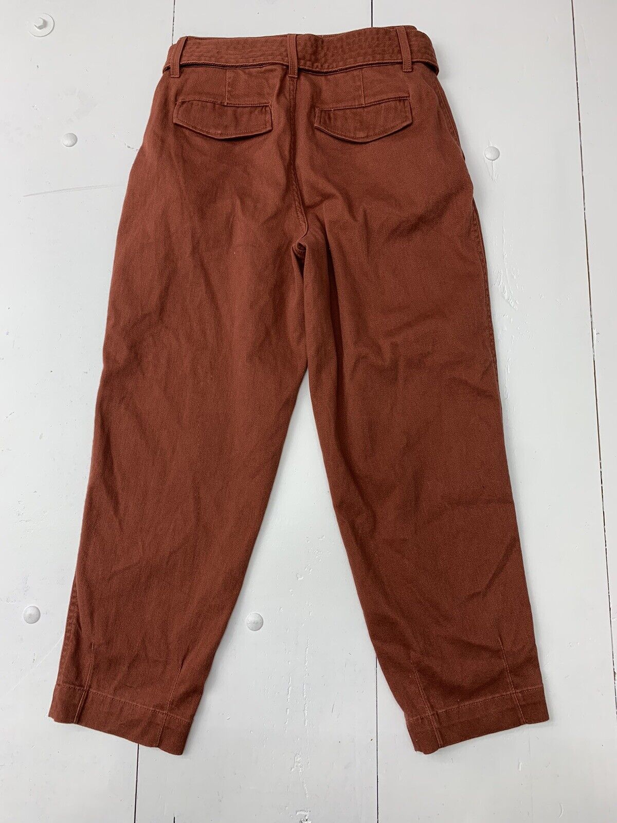 A New Day Pants Women's Size 4 Rust Brown/Orange Stretch