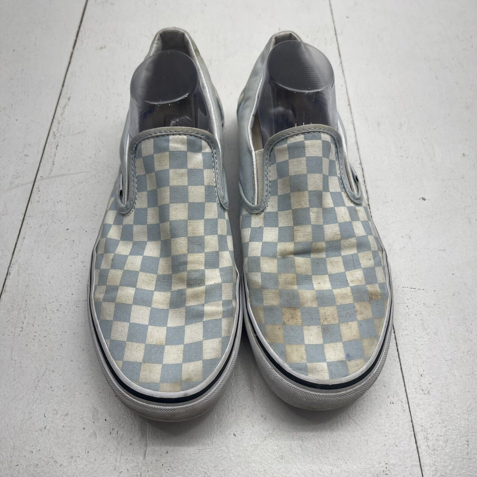 Vans slip on baby 2025 blue checkerboard