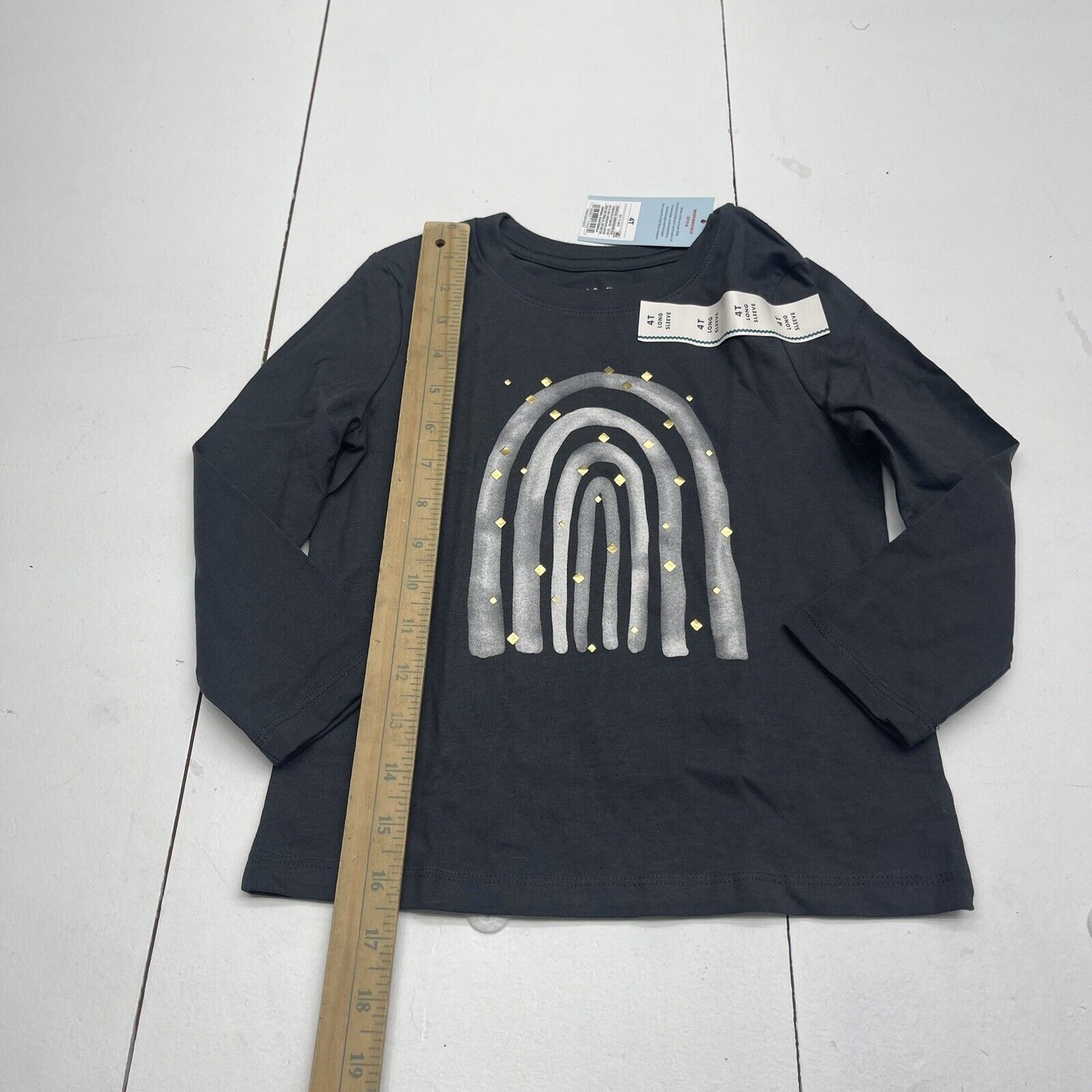 Long Sleeve: Toddler 4T / Grey