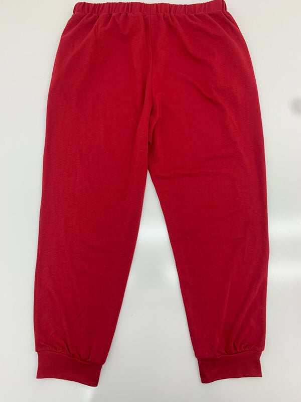 Womens Red It Is What It Is Sweat Pants Size 2XL - beyond exchange