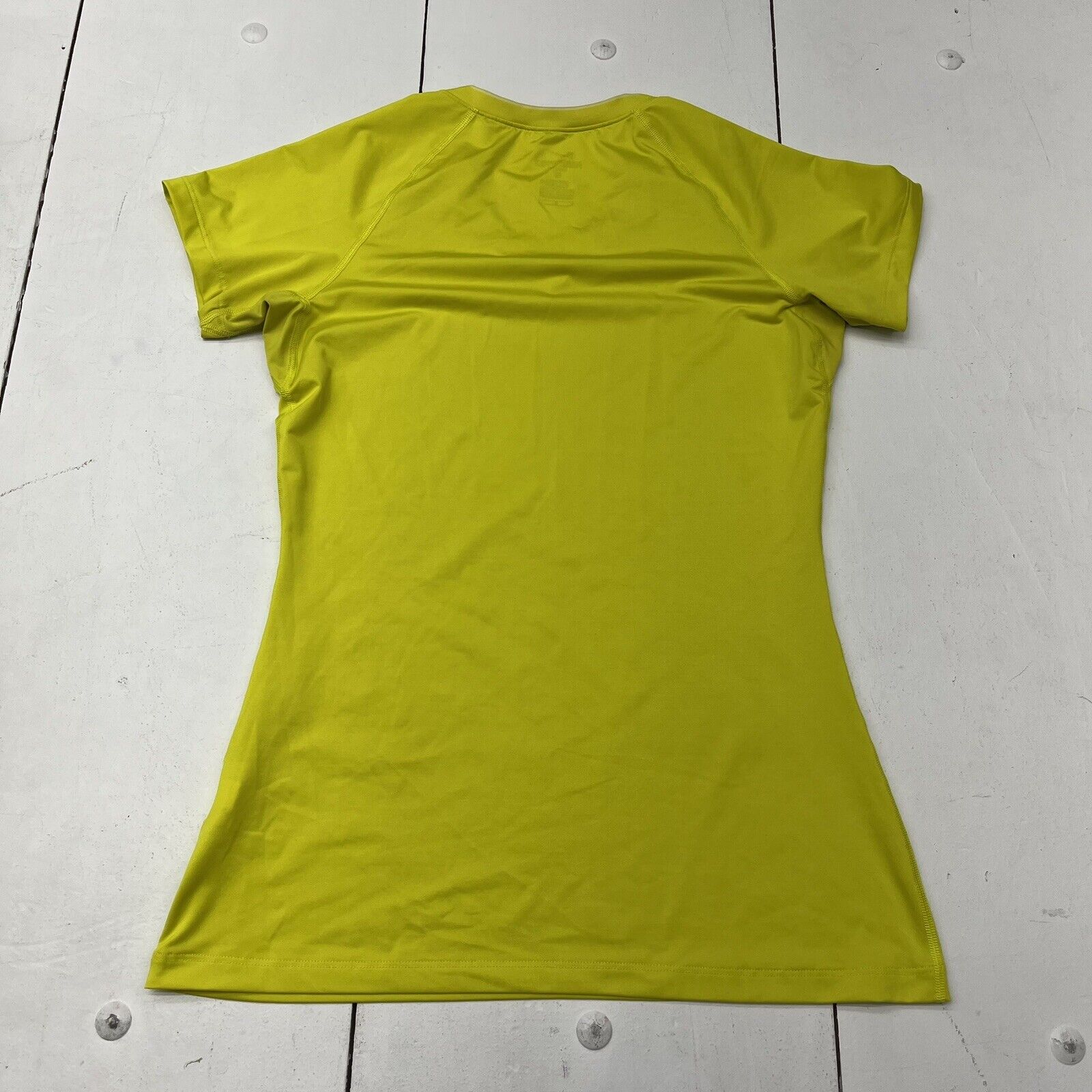 Nike Pro Dri-Fit Yellow Fitted T-Shirt Women's Size Medium - beyond exchange