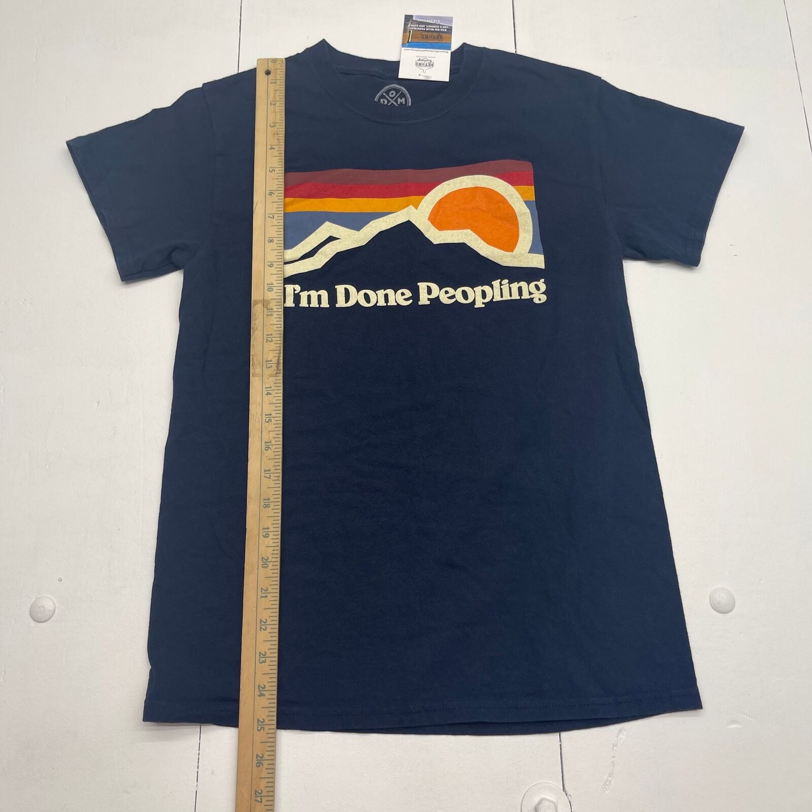 Vintage Men's T-Shirt - Navy - M