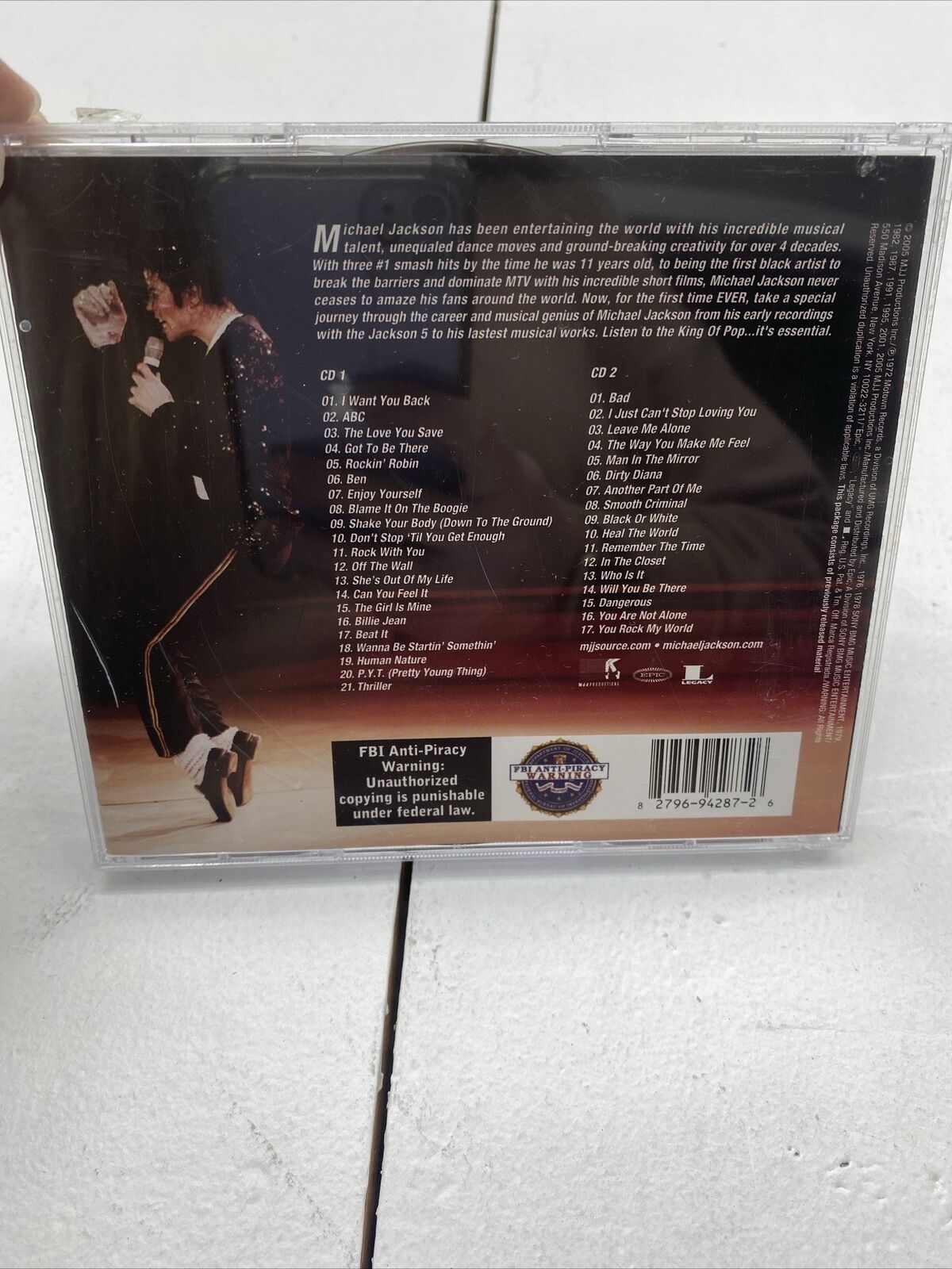 1982 Michael Jackson - Thriller CD - MJJ Productions