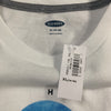 Old Navy White Graphic Short Sleeve Boys SizeXL