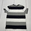 Old Navy White Striped Softest T-Shirt Boys Size Large NEW