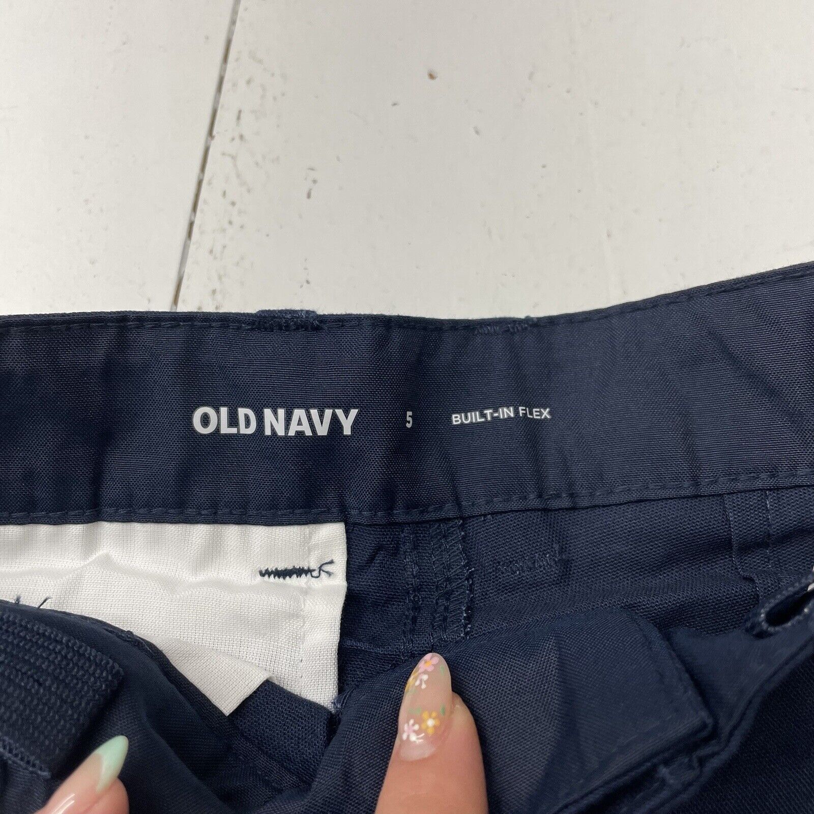 Old Navy Ink Blue 2-Pack Built-In Flex Twill Uniform Shorts Boys Size -  beyond exchange