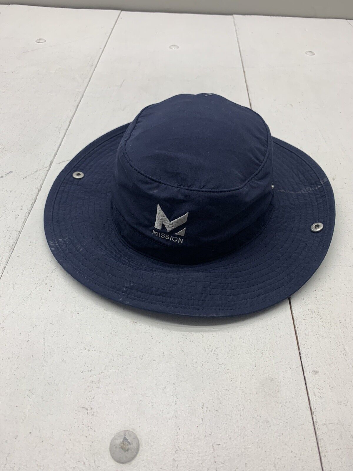 Mission Mens Navy Blue Hydro Active Hat One Size
