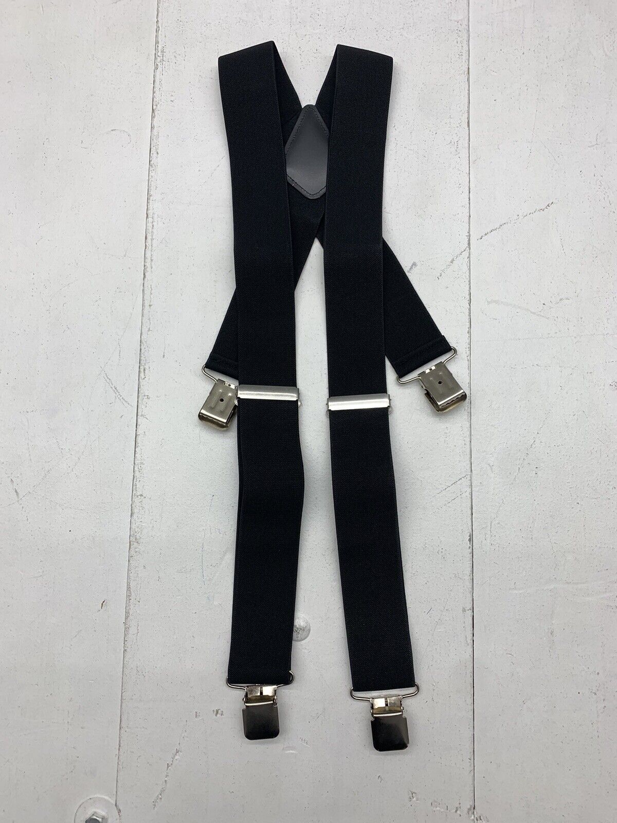 Unbranded Mens Black Clip On Suspenders - beyond exchange
