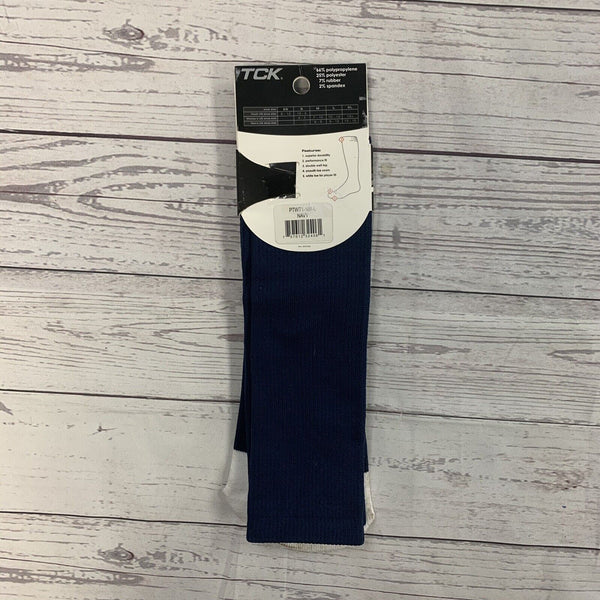 TCK Prosports Navy Blue high socks Size Large - beyond exchange