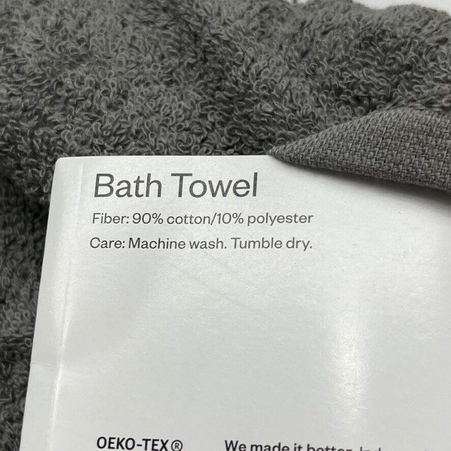 Everyday Bath Towel Dark Gray - Room Essentials™