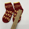 Red &amp; Yellow Crew Socks Unisex Kids One Size NEW