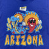 Next Level Blue Arizona Graphic Short Sleeve T Shirt Youth Kids XS NWOT