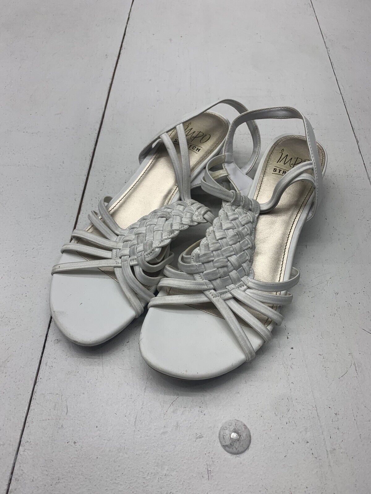 Impo white online sandals