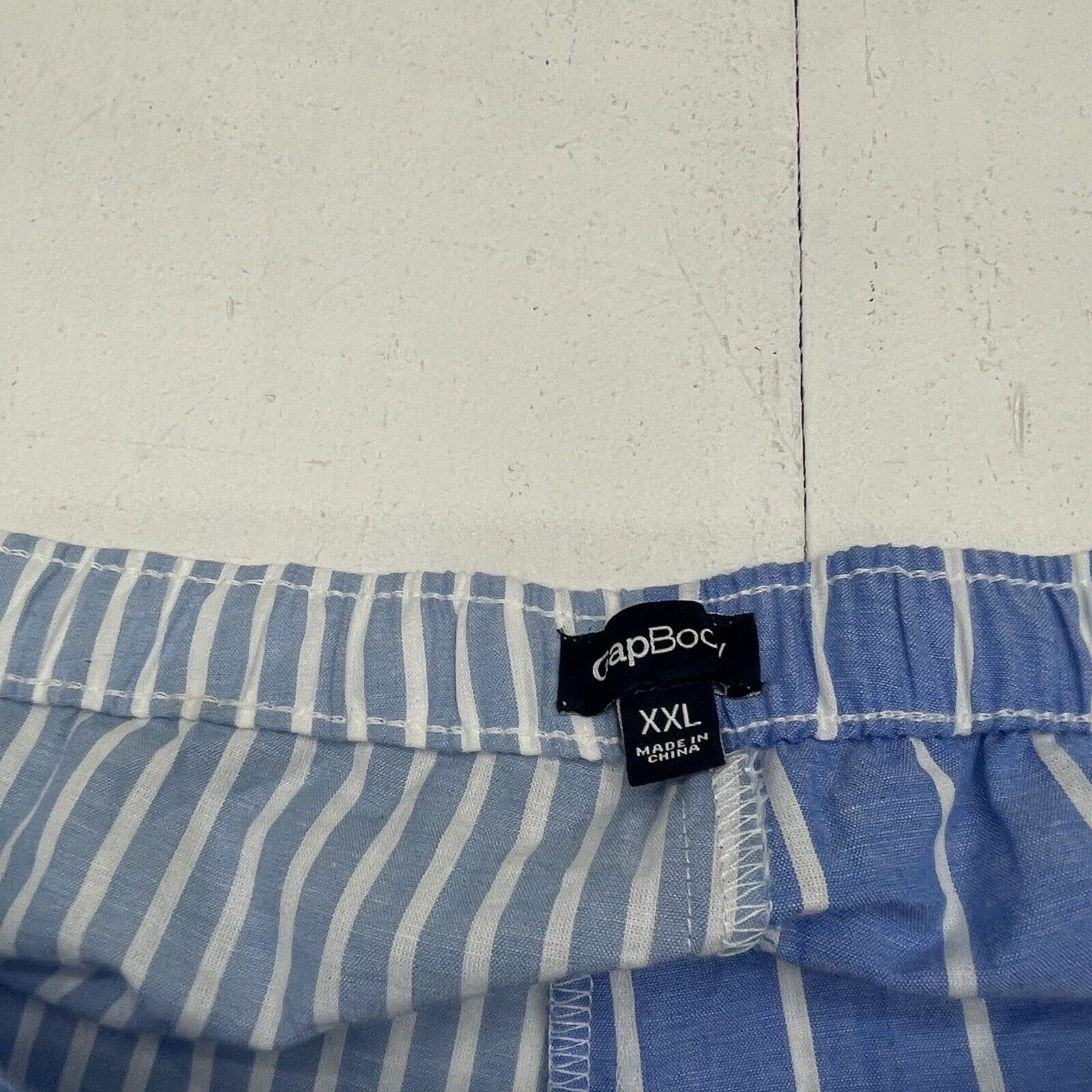 Gap Body Womens Blue White Plaid Pajama pants size medium