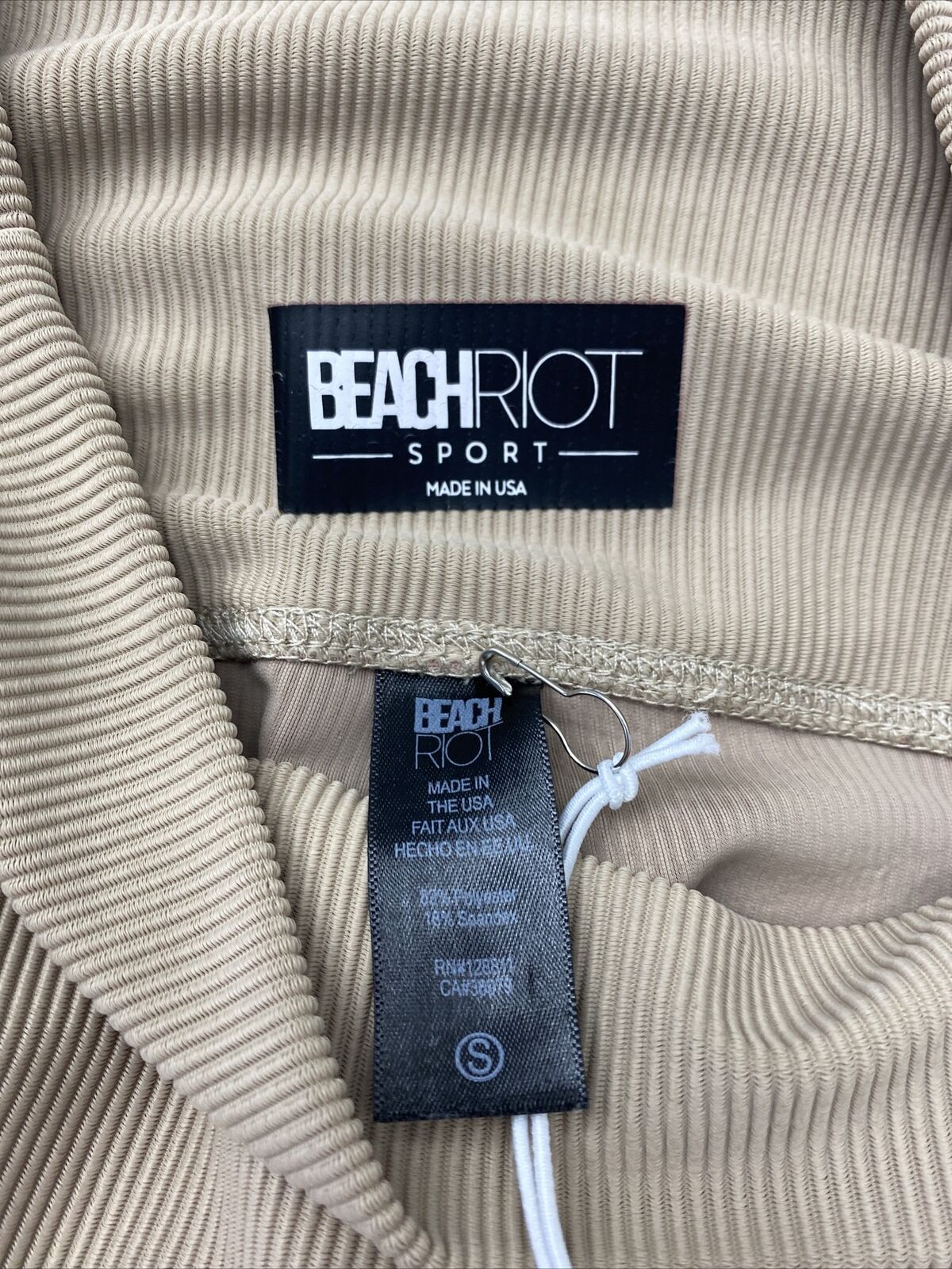  Beach Riot Ribbed Ayla Leggings Taupe Spot SM 25 : Clothing,  Shoes & Jewelry