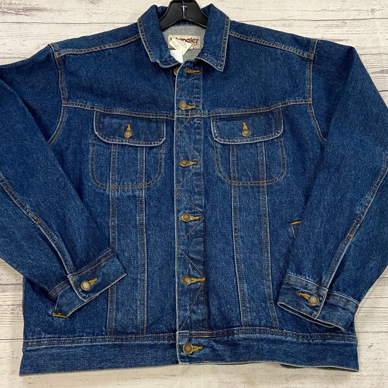 Vintage Men's Jacket - Blue - L