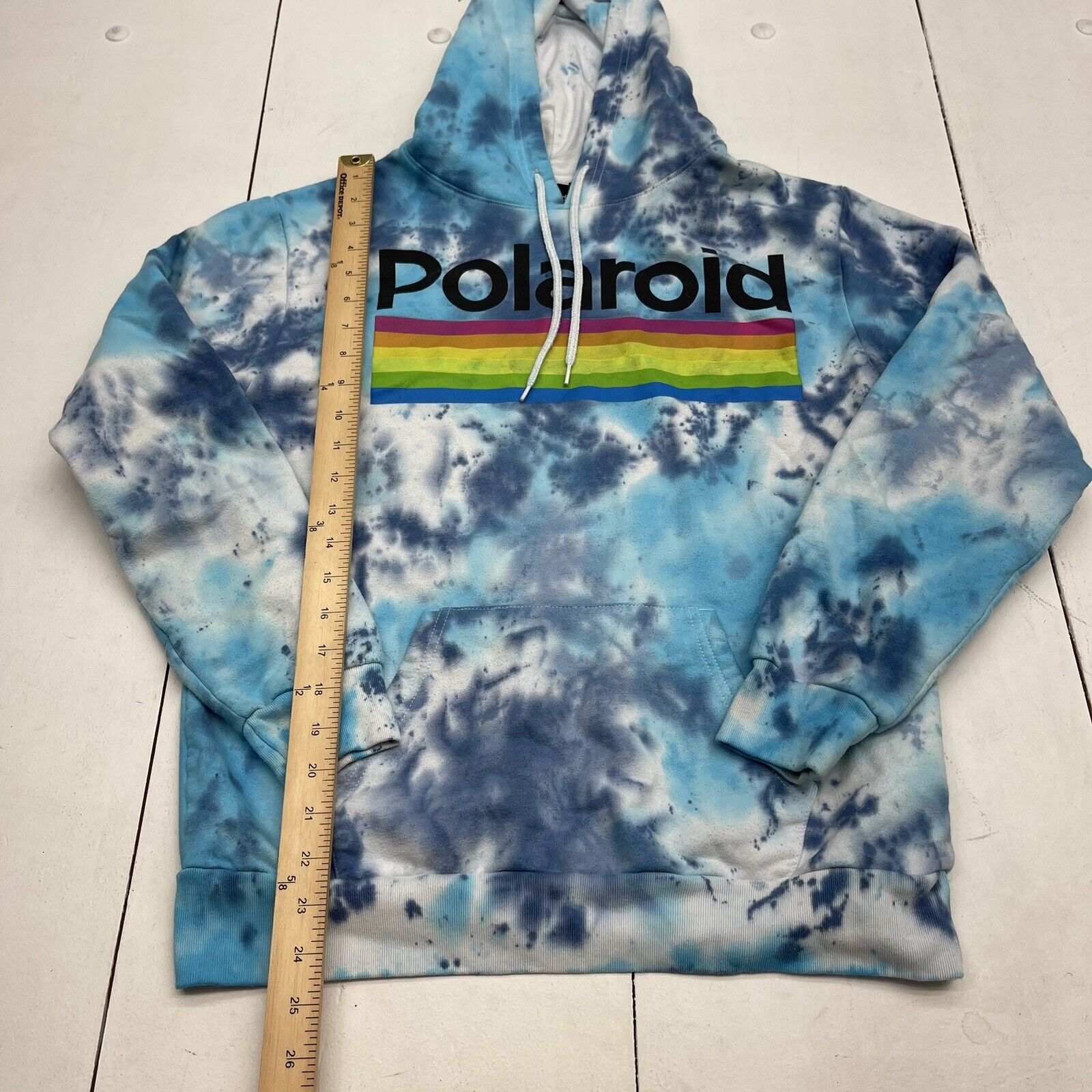 Tie dye polaroid outlet hoodie