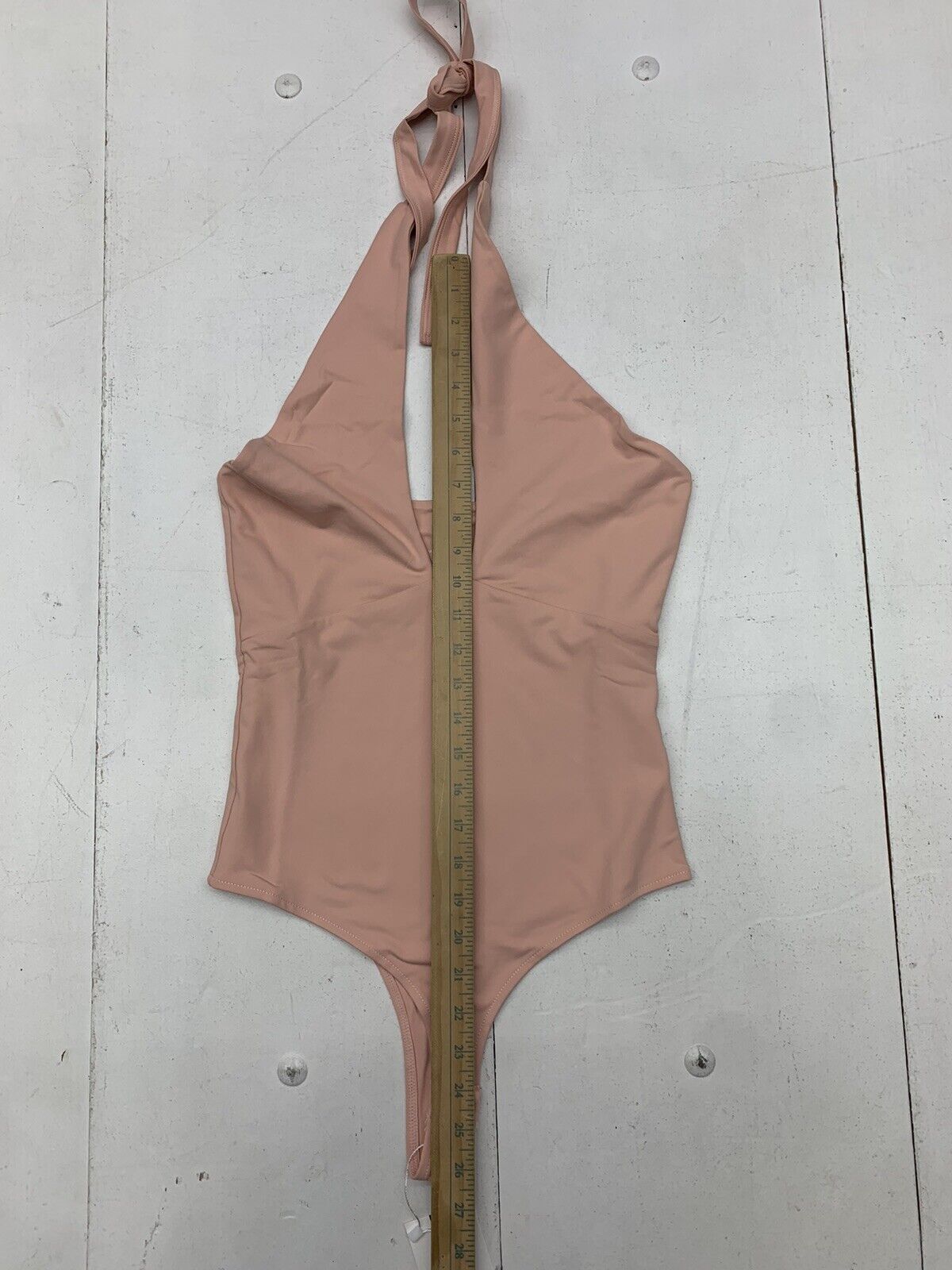 Reoria Womens Blush Pink Bodysuit Size Small - beyond exchange