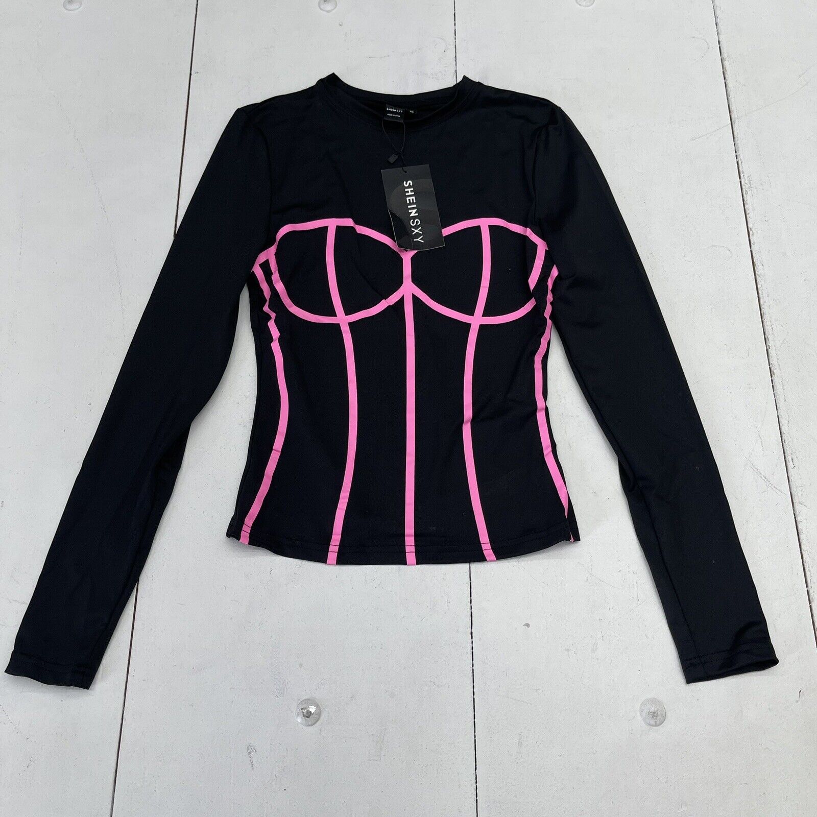 SHEIN CURVE - The cutest black top is now in stock 🤩🖤 IG:@_iamcurvychic  Shop Item #: 2123190 Size:4xl  #SHEIN #SHEINgals # SHEINcurve #SHEINSS21 #fashioninspo