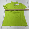 Jean Pierre Klifa Lime Green Wellington Short Sleeve Polo Women’s Size Small New